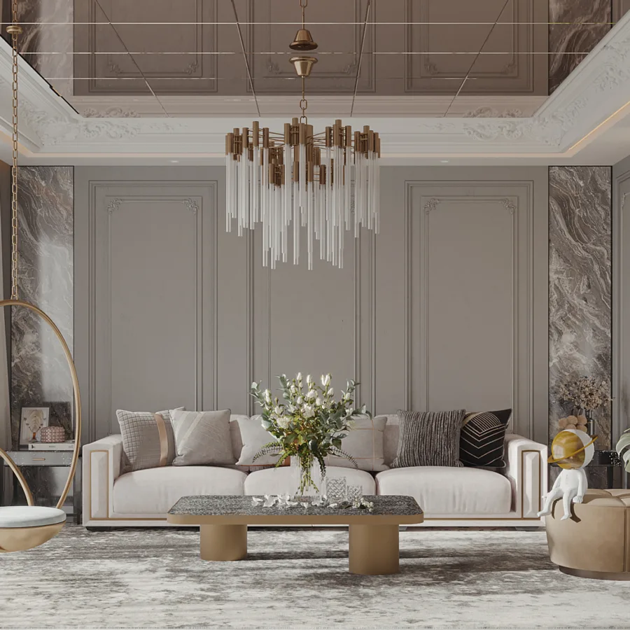 Contemporary Living Area – Riyadh